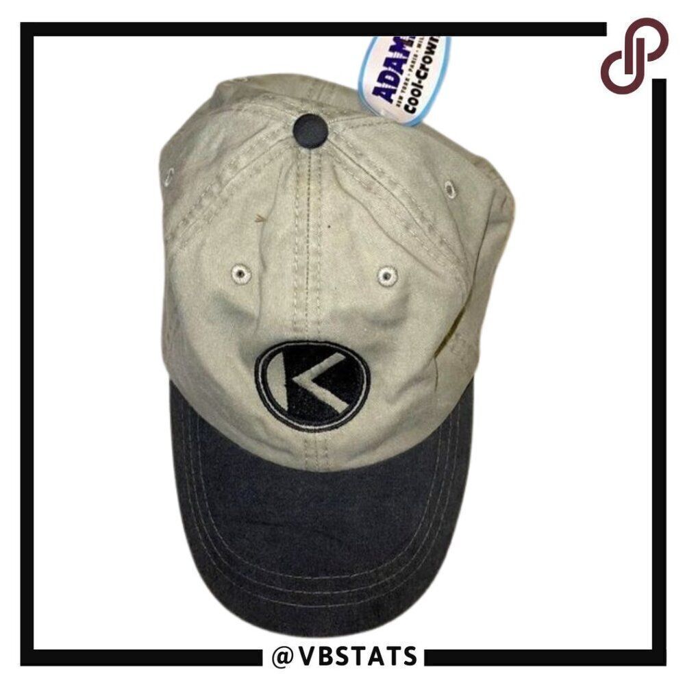 Adams Khaki-Black Cool Crown K-Logo Ball Cap
